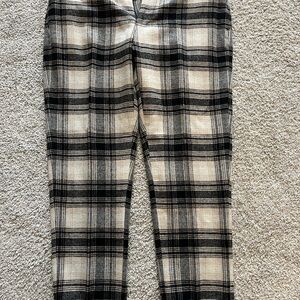 Scotch & Soda Plaid Men's Pants - Black and Gray